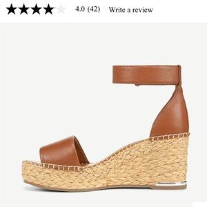 Franco Sarto Brown Wedges